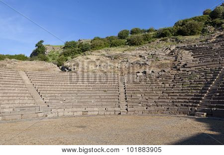 Amphitheater. Troy. Turkey.
