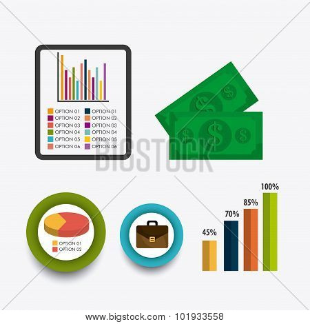 Business growth and money savings statistics