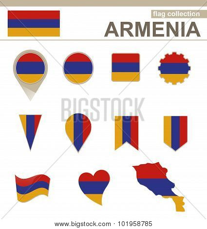 Armenia Flag Collection