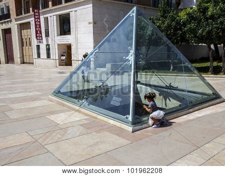 Glass Pyramid Of Malaga, Spain