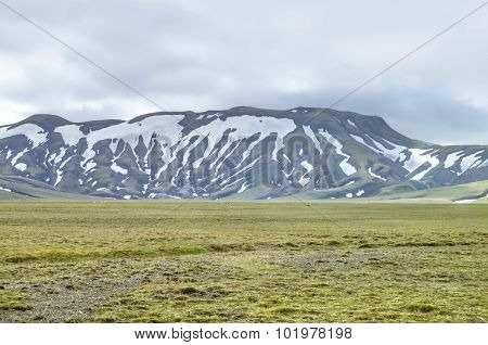 Mountain Scenery In Iceland