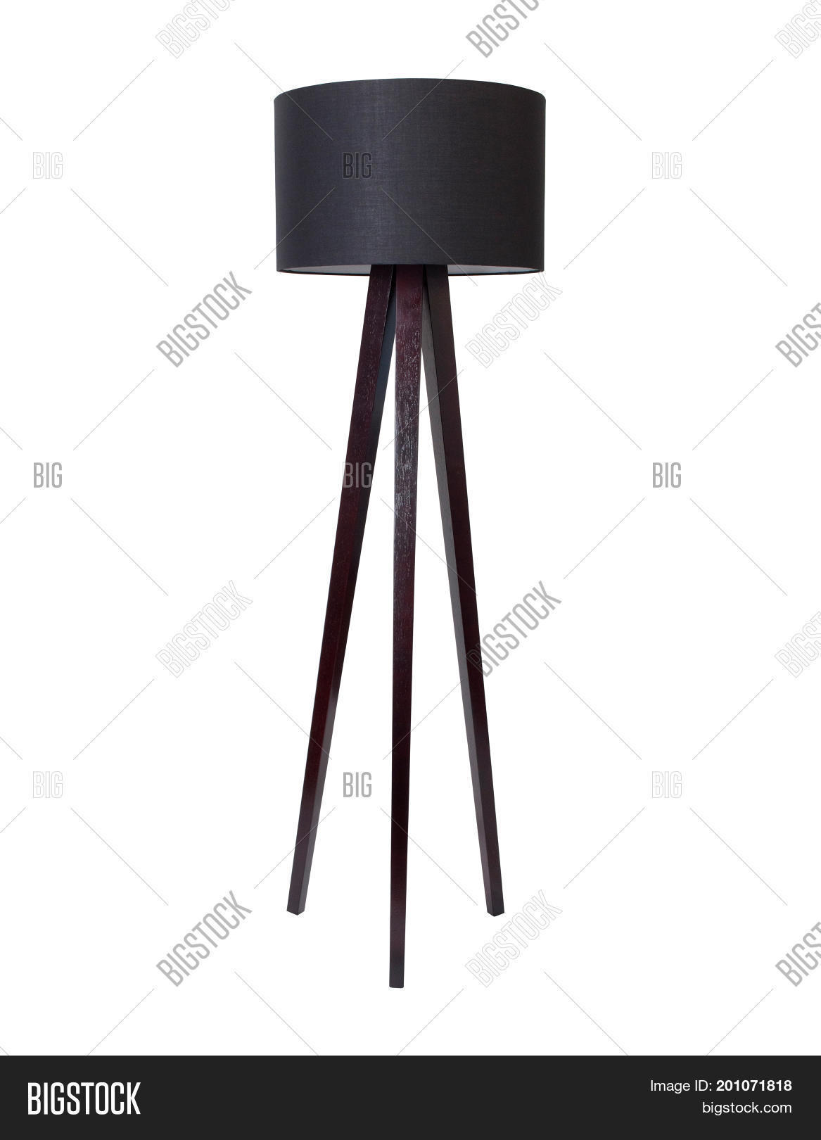 Black Tall Floor Lamp Image & Photo (Free Trial) | Bigstock