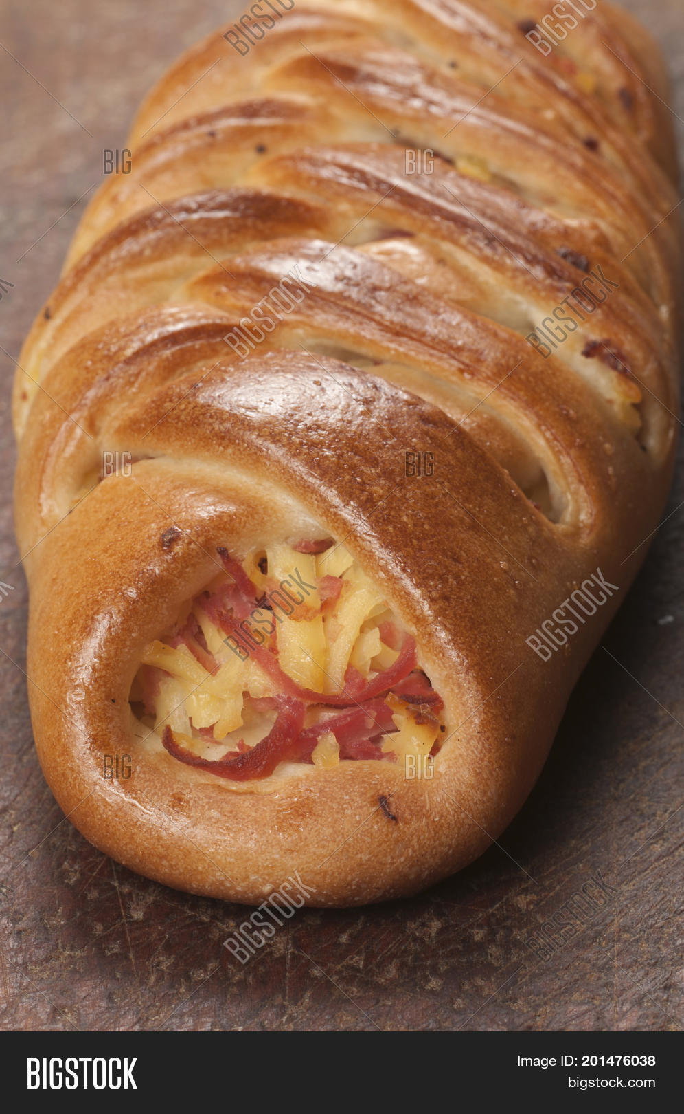 Pie Ham Cheese Filling Image & Photo (Free Trial) Bigstock