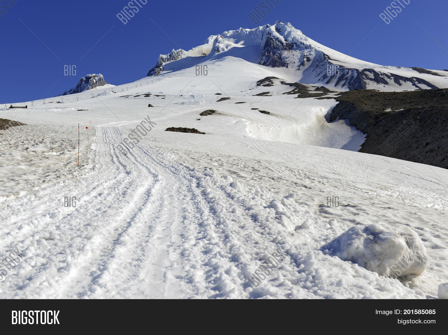 Snow Covered Mount Image &amp; Photo (Free Trial) | Bigstock