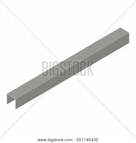 Profile plasterboard icon. Isometric illustration of profile plasterboard vector icon for web