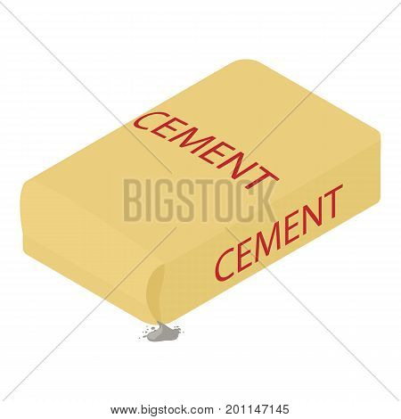 Cement icon. Isometric illustration of cement vector icon for web