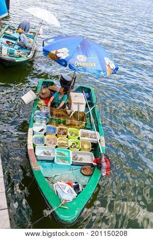 Floating Seafood Market In Sai Kung, Hong Kong