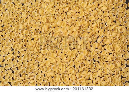 Texture of macaroni. Macaroni pattern as background. Background with macaroni.