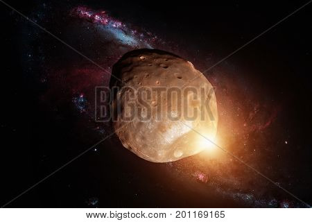 Phobos Is The Largest Natural Satellite Of Mars.