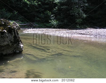 Berg flod.