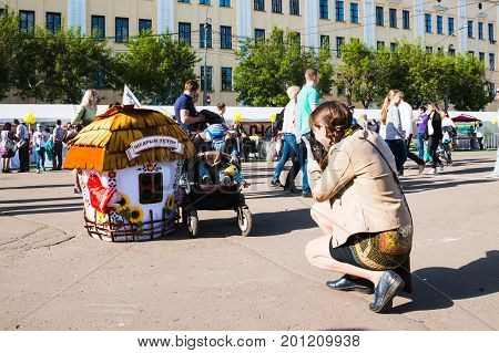 People During The Open Festival Called Delicious Vyatka Vkusna