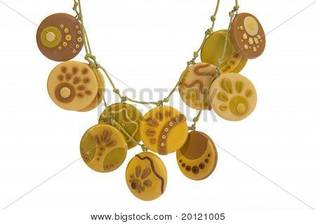 Ornamente aus Polymer-Plastik Lehm