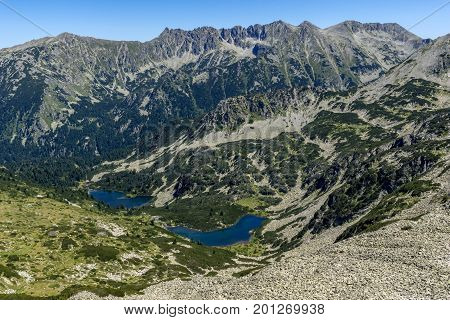 Amazing Landscape of Vasilashki lakes, Pirin Mountain, Bulgaria