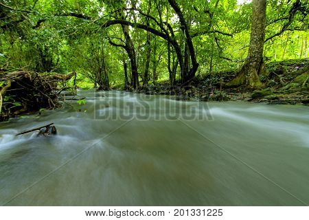 wangtakrai waterfall Nakhon Nayok Province Thailand .