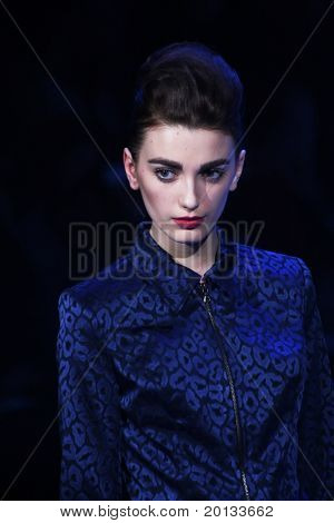 NEW YORK-február 12: Mercedes-Benz FashionWeek bemutatja Christian Siriano gyűjtemények Bryant Pa