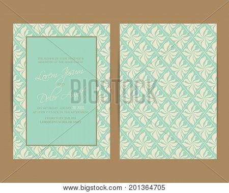 Wedding invitation and save the date cards. Also can be used as greeting cards birthday cards or party invitations