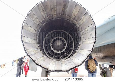 A Nozzle Of A Jet Engine With A Variable Thrust Direction