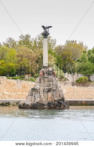 Monument To The Flooded Ships In Sevastopol