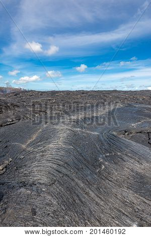 Lava Field In Big Island, Hawaii