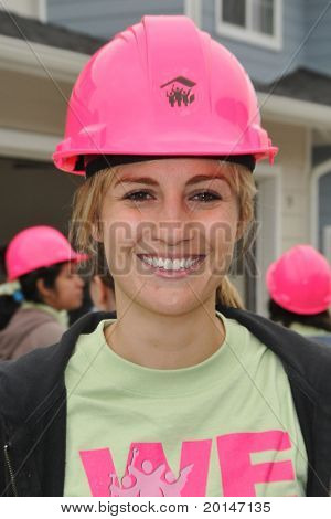 LOS ANGELES - 14 maj: Allison Haislip på Habitat for menneskeheden kvinders Empowerment bygge på Carl
