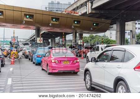 Gate For Expressway Fee Payment In Bangkok By Exat