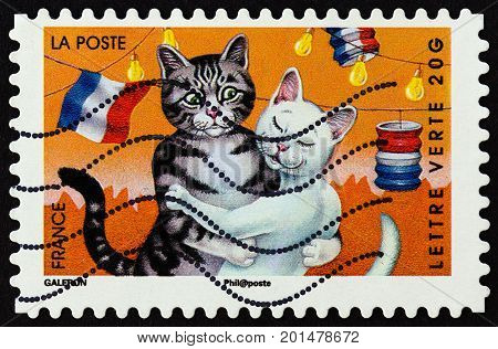 FRANCE - CIRCA 2014: A stamp printed in France from the 