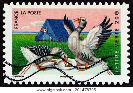 FRANCE - CIRCA 2014: A stamp printed in France from the 