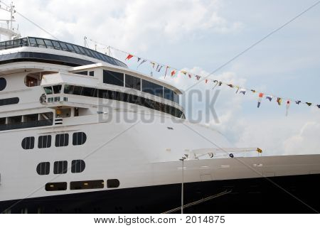 Krydstogtskib i Rotterdam