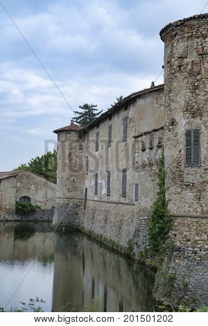 Lisignano (Piacenza Emilia Romagna Italy): the historic castle near Agazzano