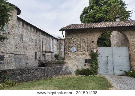 Lisignano (Piacenza Emilia Romagna Italy): the historic castle near Agazzano