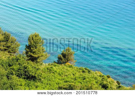 Summer Adriatic Sea Coast