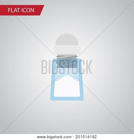 Sodium Vector Element Can Be Used For Salt, Sodium, Saltshaker Design Concept.  Isolated Saltshaker Flat Icon.