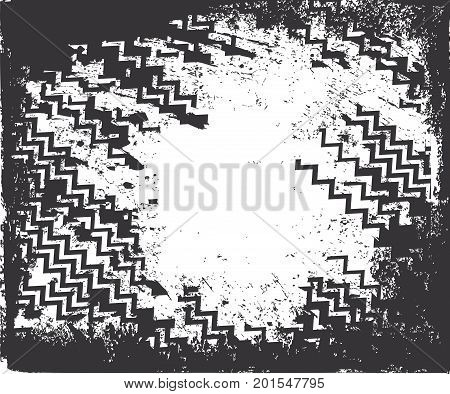Texture Overlay For Your Design. Black and white grunge background. vector illustrations