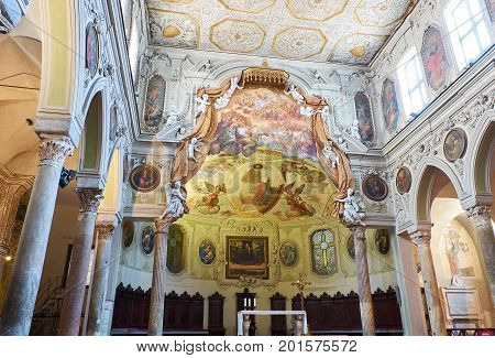 Basilica Di Santa Restituta In Duomo Di Napoli. Naples, Italy.