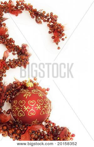 rød juledekoration