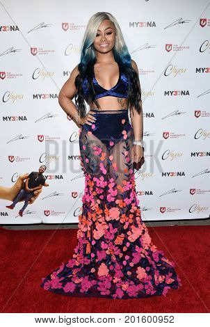 LOS ANGELES - AUG 17:  Blac Chyna arrives for the Blac ChynaÃ?s Figurine Doll Launch on August 17, 2017 in Los Angeles, CA                