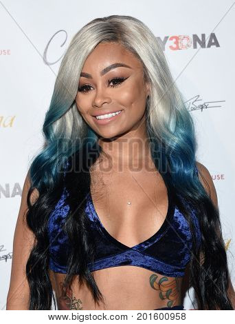 LOS ANGELES - AUG 17:  Blac Chyna arrives for the Blac ChynaÃ?s Figurine Doll Launch on August 17, 2017 in Los Angeles, CA                