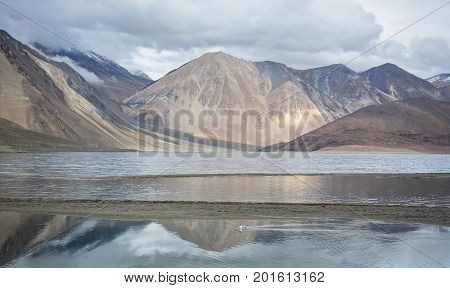Pangong Lake In Ladakh, India