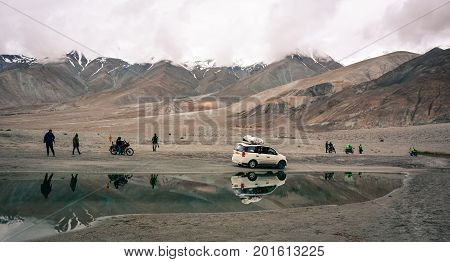 Pangong Lake In Ladakh, India
