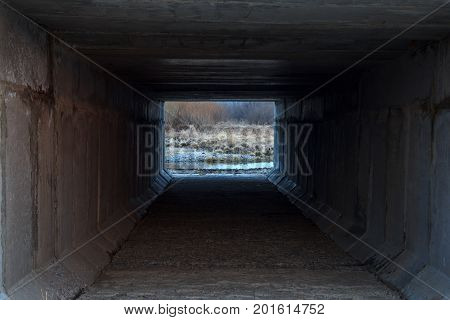 the output from Booker to fresh air, access to the Rouge. The tunnel exit from the darkness