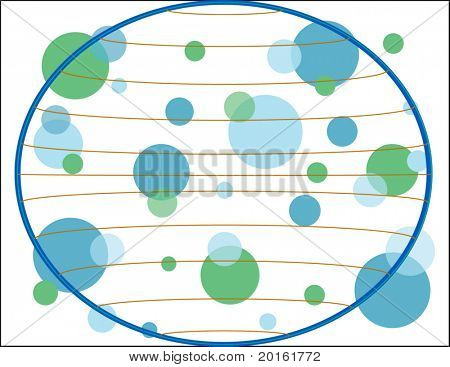 kruhy s tečkami a koule