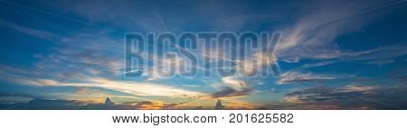 sunset sky clouds landscape dramatic sunset and sunrise sky.