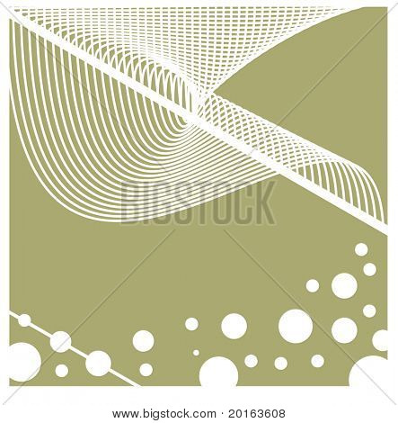 gitter på salvie grøn med design