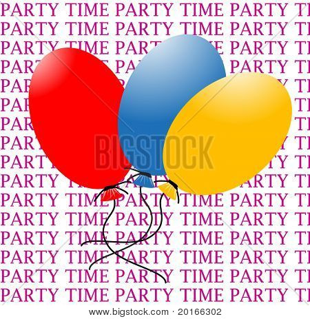 Ballonger med plats för din input och ord 