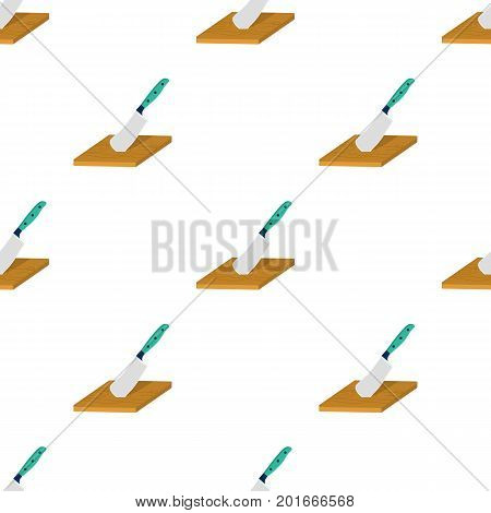 Board and cleaver for food processing. Food and cooking single icon in cartoon style vector symbol stock illustration .
