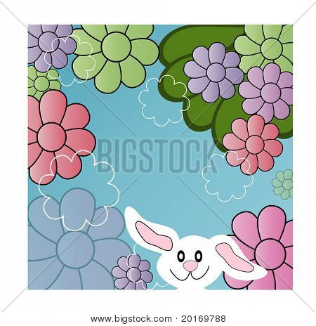 イースターのウサギのベクトル