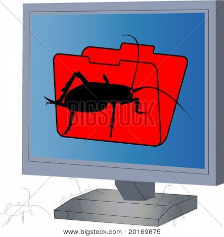 computer insect vector
