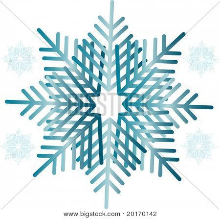lumihiutale design vector