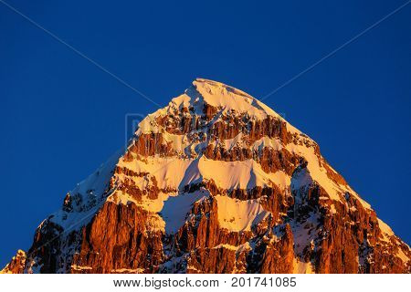 Beautiful mountains landscapes in Cordillera Huayhuash, Peru, South America