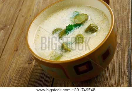 Czech Potato  Pickle Soup